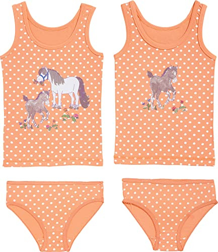 Erwin Müller Mädchen-Unterwäsche-Set 4-teilig Single-Jersey