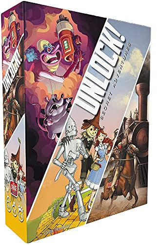 Space Cowboys ASMSCUNLOCK01EN Unlock 3! Secret Adventures - Escape Room Game - Multi-Colour