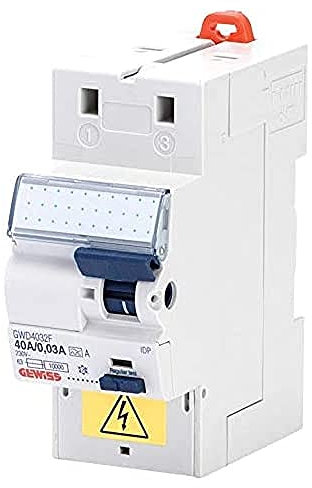 Gewiss Interrupteur Différentiel ID 2P, 63A, A/0.03, 2m Fixmatic