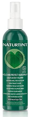 Naturtint Laque Coinffante - Plus de Volume et de Luminosité, Résultats Naturels, Effet Anti-Frisottis, 99% d'Ingrédients Naturels, Extrait de Baobab, 175 ml