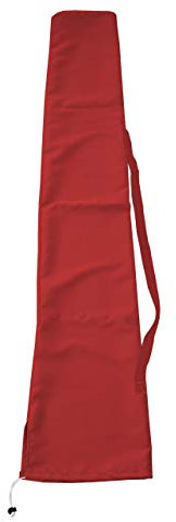 Schutzhülle für Sonnenschirm bis 3x4m, Abdeckhülle Cover mit Kordelzug - bordeaux