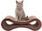 Pet Prime Large Cat Scratcher Lounge 82 x 26.5 x 26.5 cm Cardboard Scratching Pad Lounger Bed for Large Medium Small Cats