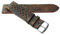 22mm Fluco Racing Rallye Vintage Rindsleder Uhrenarmband handgemacht in Deutschland Robust braun Ton in Ton Naht