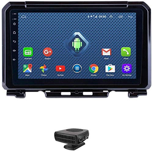 Auto GPS Navigation Video Player, Straßennavigation Multimedia Auto Stereo Radio Double Din mit Bluetooth Android, 9-Zoll-Touchscreen, für Suzuki JIMNY 2019