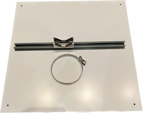 Sign Post Fixings Kit, includes 1 Screwband 200mm, 1 Channel Clamp, 1 Channel-Taped 400mm, Suitable for All Rigid Signs