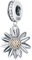 Daisy Flower Anhänger Charms, Vintage 925 Sterling Silber Gänseblümchen Blume Bead Dangle Sonnenblume CZ Perlen, passt Pandora Muttertag Halskette Armband, Geschenk für Tante/Oma