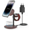 Magsafe Ladestation,3 in 1 ladestation Apple Watch und iPhone,15W Kompatibel mit Mag Safe Ladeständer Induktive Ladestation für iPhone 15 14 13 12,iWatch Ultra/8/7/SE/6/5/4/3,AirPods