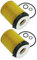 Viviance Filtro olio 2701800009 compatibile con Mercedes-Benz W205 X156 X253 W447 R172 W176 V177 W246 W242 A205 C205 S205 CLA GLB GLC GLE GLK SLK - 2 pezzi