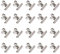 Qualsen Clips Oficina 22MM Plateado Pinzas Papeleria Clips Papeleria Pinzas Metalicas Para Oficina y Papeleria Etiquetas Cuadros Documentos Fotos(20PACK)