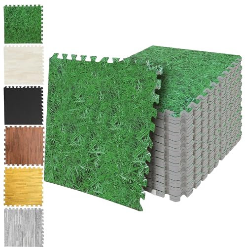 SG Traders (2cm) Eva Foam Mats Interlocking Gym Flooring Puzzle Exercise Mats Non-Slip Rubber Cushion Floor Tiles Interlocking Eva Tiles Gym Workout Mat (60x60cm) 24 x 24