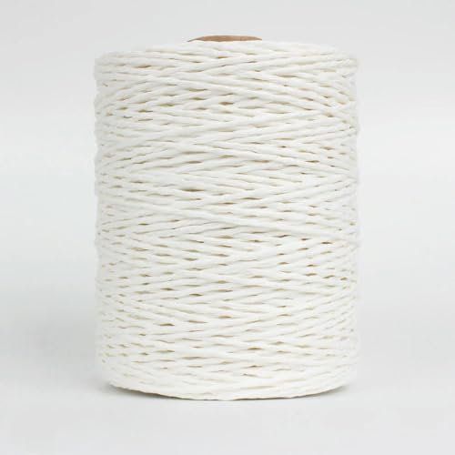 280-300m/rollo de hilo de rafia, hilo de paja para tejer sombrero de ganchillo, hilos de papel DIY, sombrero para el sol hecho a mano, Material para bolsa de playa