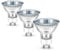 GU10 Halogen Leuchtmittel, 230V Halogen 35W Glühlampen Dimmbar, GU10 Halogenlampen 2800K Warmweiß, Lange Lebensdauer 450LM, Reflektor 50x53mm für Schienenlicht, Einbauleuchte, 3 Stück
