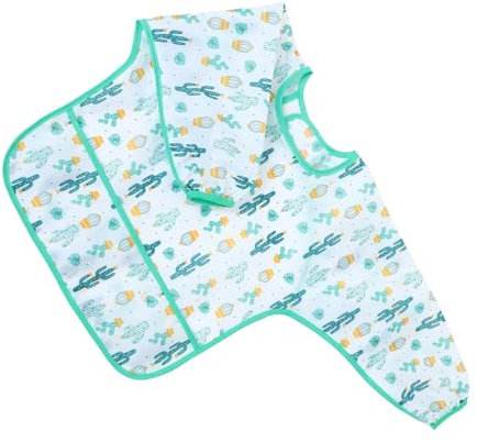 Hohopeti Für Kleinkinder Mit Langen Ärmeln Wiederverwendbar Zum Essen Aus Polyester Praktisch Und Schmutzabweisend