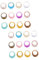 AOKWAWALIY 24 Stück Harz Ring Unisex Ring Modischer Ring Damen Ringe Harz Fingerring Dicke Kuppel Knöchel Fingerring Dekorativer Ring Ring Schmuck Kunstharz