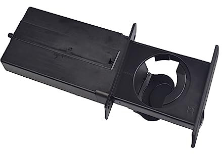CAXUMO Vorne Links Rechts Getränkehalter Getränkehalter Schwarz Halter, for BMW, E60 E61 M5 525i 528i 530i 535i 2004-2010 51459125622 51459125626 Flaschenhalter fürs Auto(Black-Right Straight)