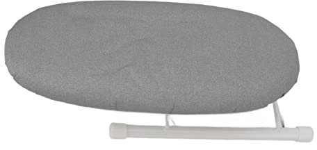 Bügelbrett, hitzebeständiges Mini-Bügelbrett, faltbares Tisch-Bügelbrett, tragbares Bügelbrett, Kleidung, Bügelzubehör für Zuhause, Wohnheim (Grey)