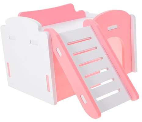 Supvox Neuartige Hölzerne Hamsterhausleiter. Entzückendes Spielhaus für Mäuse und Hamster für Mehr Komfort.