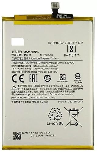 Xiaomi Redmi A1 / A1 Plus / 9A / 9AT / 9C / 10A Ersatz Akku 5000mAh BN56