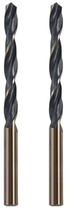 Misuyue 7mm M2 Cobalt HSS Drill Bits, 2pcs Twist Metal Drilling Bit, Carbide Drill Bit for High-Carbon Steel Copper Plastic Hard Materials, Wood Drilling Bits