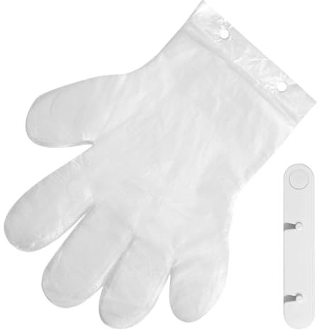 Dgayaeic Dis-Posable Glove Holder Organizer, Wall Mounted Glove Dispenser With 100-Piece Gloves, Reusable Kitchen Supplies And Multifunctional Cooking Gadgets, Non-Slip Clip For Home, Restaurants