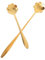Warmhm 1 Set Cucchiai Di Metallo Cucchiai D'oro Cucchiaino Cucchiaini Cucchiaio Cucchiai Da Degustazione Paletta Portatile in Acciaio Inox Golden Acciaio Inossidabile