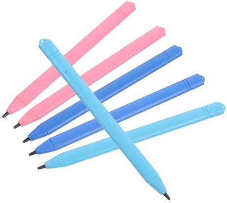 LCD Schreibtablettstift 12,2x0,9x0,4cm, 6 Stück Weihnachten Party | Leichtes ABS, Leitfähiger Gummi, Präzises Tippen, für Grafiktabletts, Unterricht, Bürobesprechungen und Studierende