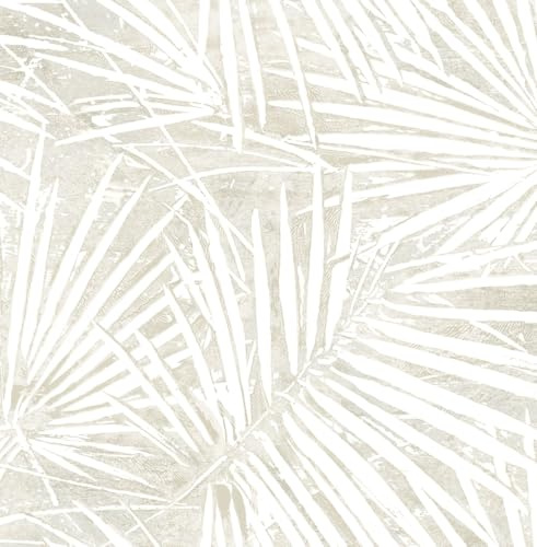 NextWall Stacy Garcia Fossil Palm Peel and Stick Wallpaper (Natural)