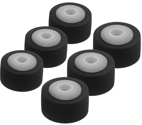 IWOWHERO 6 pezzi Rulli Pressori per Videoregistratore in Plastica Durevole Sostituzione Pratica per Lettori Audio Registratori e Videocassette