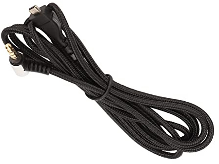Goshyda Oxygen Free Copper Replacement Headphone Cable, Braided Earphone Cable for 3 5 7 Prime Pro, 59.1in 3.5mm Headset Cord for Gaming