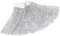 Yosoo 50 Stück Serviettenringe Diamond Mesh Wrap Ribbon für Hochziet Party Weihnachten (Silber)