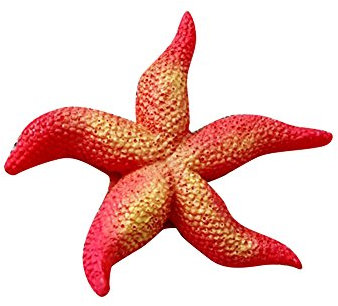 Greenlans - Stella marina artificiale di corallo morbida pianta ornamentale subacquea per acquari