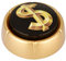 Cash Register Sound Button | Makes Loud Cha-Ching Noise | Big Dollar Sign | Shiny Gold Color Bling Base | Funny Easy Gift | Office Desk Item for Sales and Entrepreneurs Nut Batteries Included