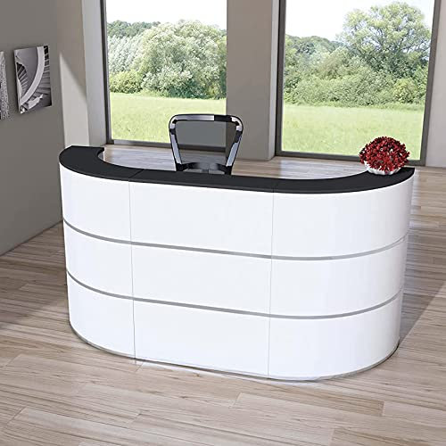 Schrank & Stuhl Empfangstresen | Bogentheke Flair 3 | 110 x 260 x 80 cm (HxBxT)