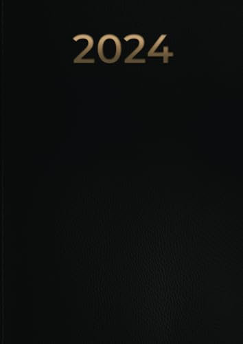 Tagesplaner 2024: 1 Seite pro Tag - großes A4 Format - 12 Monate und 365 Tage mit Stunden von 8:00 bis 23:30 Uhr - mit To-do-Liste und Zielen