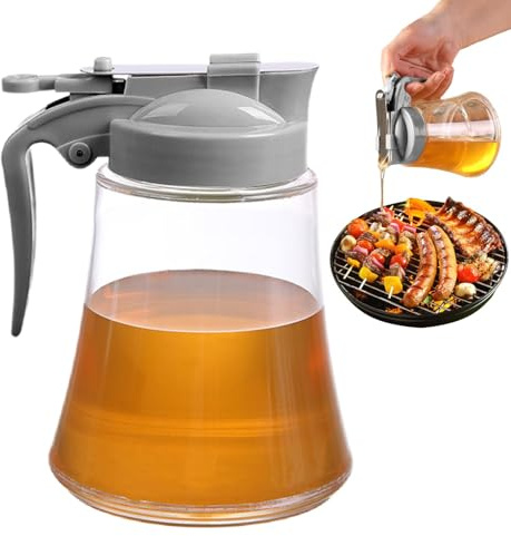 Botella dispensadora de miel, dispensador de aceite tipo prensa, recipiente de cocina, olla de salsa de soja, tarro de almacenamiento, botella de condimentos de fácil recarga para cocinar