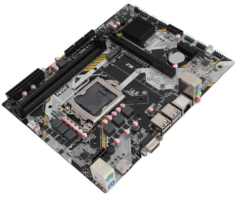 ATX Gaming Motherboard, Dual Channel DDR4 Memory, M.2 Ports, PCIE X16 Gen 3.0 Slot Supports 1151 Pin B250A4 Computer Motherboard with Gigabit LAN Card