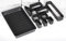 Miawtro Lot de 10 moules à gâteau en forme de lettres de chiffres - En aluminium - Réglables - Pour la cuisson créative de gâteaux - Noir