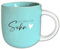 Tasse mit Spruch T132 ″Allerbester Sohn″ Porzellan Blau Motivtasse Geschenk Dankeschön 340 ml