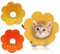 SIRLOMU 2 PCS Schutzhalsband für Katzen, weiches weiches Halsband, bissfest sicher einstellbar für Katzen kleine Hunde (nach der Operation und nach Verletzungen)