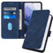 SIYOPINPFY Handyhülle für iPod Touch 7 / iPod Touch 6 Hülle Wallet Premium Leder Klapphülle Brieftasche Kartenfach Ständer Magnet Handytasche Case Stoßfest Schutzhülle für iPod Touch 5 YBS Blau