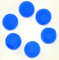 1 Set analoge Silikon-Joystick-Kappen für PSV 1000 2000 (blau)