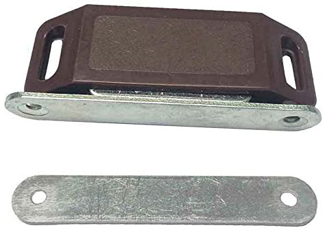 Magnet für Tür, Braun, 2 Stück, 75 x 18 mm