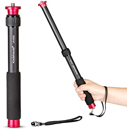 Extension Pole Rod,10.4 to 17.3inch Adjustable Telescopic Stick Lightweight Aluminum for DJI OSMO Mobile 2 Zhiyun Smooth 4/Q Smartphone Stabilizer and DSLR Camera