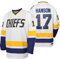 Herren-Hockey-Trikot Hanson Brother 16 Jack 17 Steve 18 Jeff Charlestown Chiefs genäht - Weiß - Groß