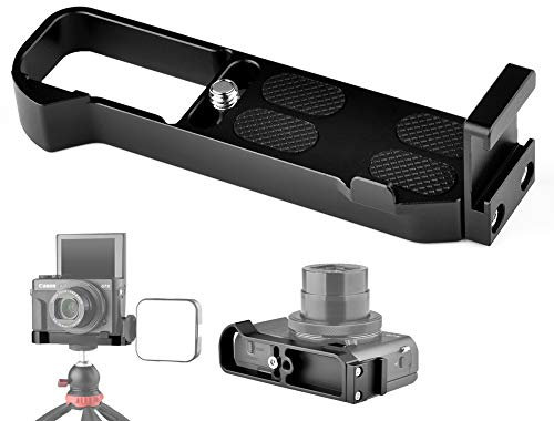 Plaque d'extension de caméra pour Canon G7X Mark III et Mark II, accessoires de prise de vue vidéo Easy Hood Vlogging Accessoires Support de lumière pour microphone avec support de griffe