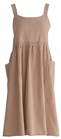 Nanxson Apron Protective Clothing Workwear Cotton Linen Plain Cotton Men's Women's Cleaning Housework Button Adjustment Cute Kitchen Fashionable Women's Flower ShopCFL0002