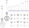 Milacolato 12St Bauchnabelpiercing Schwangerschaft Flexibel Klar Kunststoff Lange Stange Bioplast Bauchnabelringe Hängend Für Frauen Mutterschaft Nabelringe Piercing Bauchnabel Set Silber