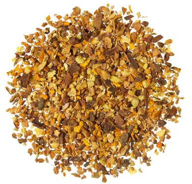 TEA SHOP - Infusión de Cúrcuma | Super Turmeric 500g - 250 Tazas - Infusión a Granel - Sin teína - Revitalizante con Cúrcuma, Manzana, Jengibre - Propiedades naturales: Antiinflamatorio y digestivo