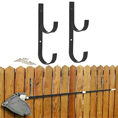 Support pour Piscine Support Mural | Porte-Manteaux télescopiques pour tiges télescopiques en Alliage d'aluminium pour Piscine d'été Convient pour Les Planches Feuilles, Skimmer, Pantalon