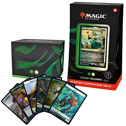 Magic: The Gathering Starter Commander Deck - Token Triumph (Green-White - Englische Version)